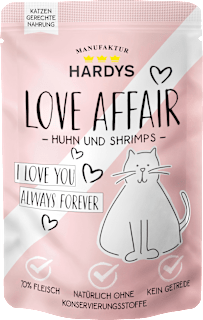 Nassfutter Katze mit Huhn & Shrimps Love Affair