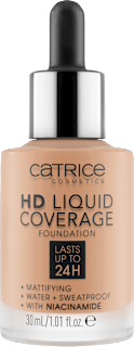 Podkład HD Liquid Coverage Foundation 040 Warm Beige CATRICE