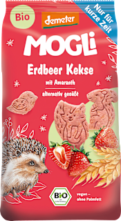 Kinderkekse Erdbeer mit Amaranth, ab 3 Jahren  MOGLi