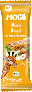 Riegel Müsli mit Hafer & Haselnüssen ab 3 Jahren  MOGLi