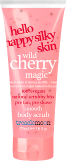 hello happy silky skin wild cherry magic - piling za telo treaclemoon