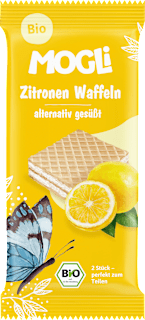 Kindersnack Zitronen Waffeln ab 3 Jahren MOGLi