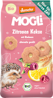 Kinderkekse Zitrone mit Himbeere  MOGLi