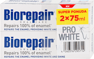 Pasta za zube, duopack Pro White, 2 x 75 ml Biorepair