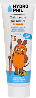 Zahncreme für Kinder Aprikose Hydrophil