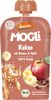 Kapsička bio jablko, banán, kakao MOGLi