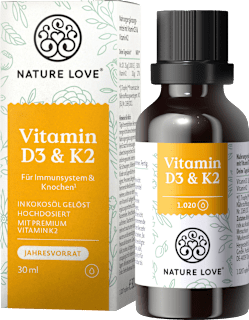 Vitamin D3 & K2 Tropfen Nature Love
