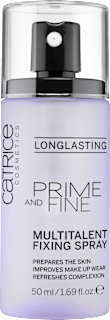 Prime and Fine Multitalent spray pentru fixarea machiajului CATRICE