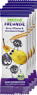 Organski musli bar od kruške, šljive i kupine, 4x23g FRECHE FREUNDE