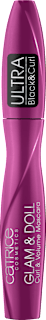 Maskara Ultra black & Ultra Curl, črna CATRICE