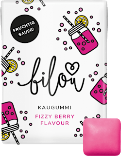 Kaugummi Fizzy Berry Flavour bilou