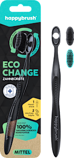 Zahnbürste Eco Change mit Aufsteckbürsten happybrush