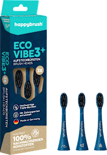 Aufsteckbürsten Eco Vibe 3+ happybrush