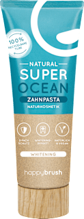 Zahnpasta Natural Super Ocean Whitening happybrush