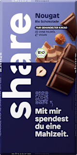 Schokolade Nougat share