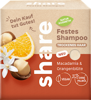 Festes Shampoo Macadamia & Orangenblüte share