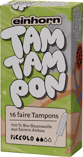 Tampons Bio Piccolo einhorn