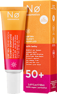 Sonnenfluid Gesicht Glowy safe today LSF 50+ NØ cosmetics