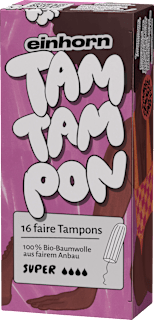 Tampons Bio Super einhorn