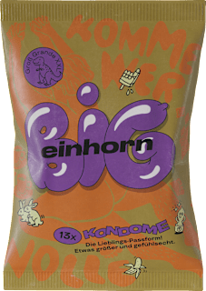 Kondome Big, Breite 57 mm einhorn