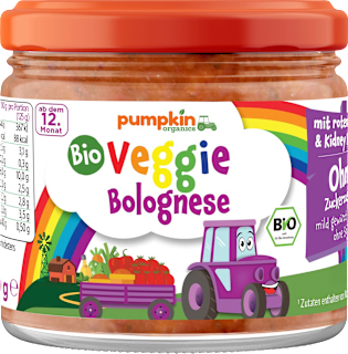 Soße Veggie Bolognese ab 1 Jahr pumpkin organics