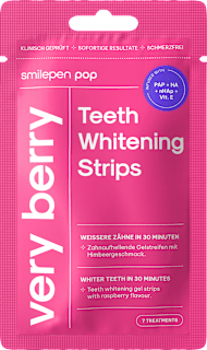 Bleaching Teeth Whitening Strips Very Berry smilepen pop