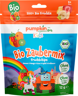 Kindersnack Fruchtchip Zaubermix ab 3 Jahren pumpkin organics