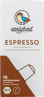 Kaffeekapseln Espresso  earlybird coffee