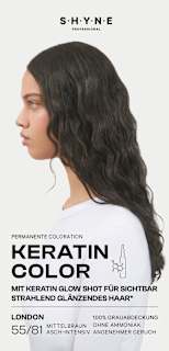 Haarfarbe 55/81 London Mittelbraun Asch-Intensiv SHYNE Professional