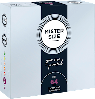 Kondome ultradünn, Breite 64mm (XXL) MISTER SIZE