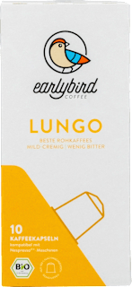 Kaffeekapseln Lungo earlybird coffee