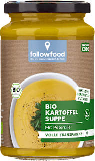Suppe Bio Kartoffel & Petersilie followfood