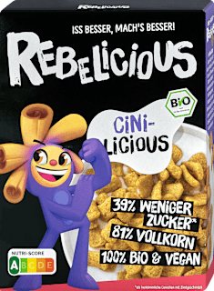 Cini-Licious Bio Frühstückscerealien REBELICIOUS