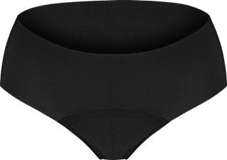 Periodenunterwäsche Hipster Seamless Schwarz, Gr. 32-34 ooia