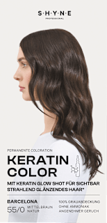 Haarfarbe 55/0 Barcelona Mittelbraun Natur SHYNE Professional