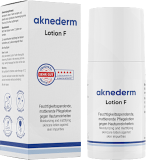Lotion F gegen Hautunreinheiten Aknederm