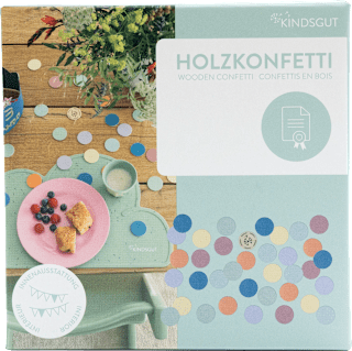 Holzkonfetti bunt Kindsgut