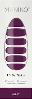 UV Nagelfolien Eggplant Maniko
