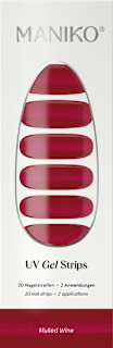 UV Nagelfolien Mulled Wine Maniko