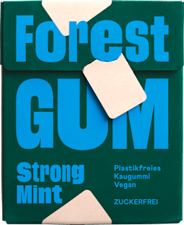 Kaugummi Strong Mint zuckerfrei  Forest GUM