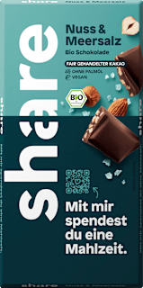 Bio Schokoladentafel Nuss-Meersalz share