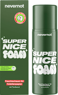 Feuchtschaum für Toilettenpapier  nevernot