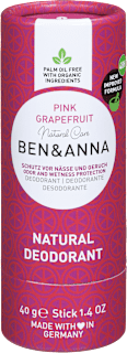 Naravni deodorant v stiku Pink Grapefruit BEN&ANNA