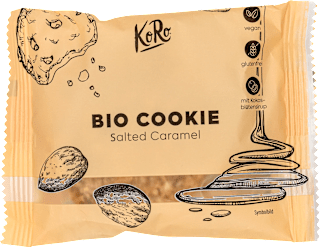 Biscotto con caramello salato e mandorle bio KoRo