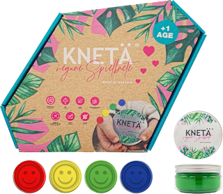 Vegane Spielknete Dosen-Set KNETÄ