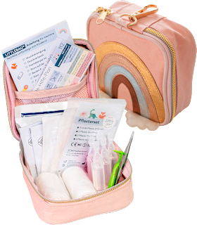 Erste-Hilfe-Tasche Regenbogen 34tlg littleplan