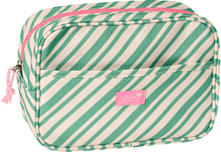 Kulturbeutel grün Streifen  Vito & Joe