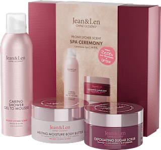 Geschenkset "spa ceremony" Peony & Lychee 3tlg Jean&Len