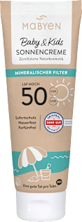 Sonnencreme Baby & Kids sensitiv LSF 50 Mabyen