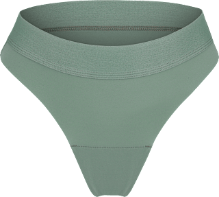 Periodenslip Seamless Cheeky Salbeigrün, Gr. 48 ooia